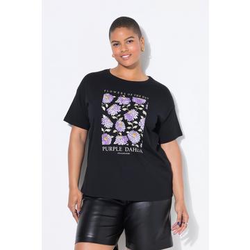 T-shirt dal taglio oversize con mezze maniche e stampa floreale