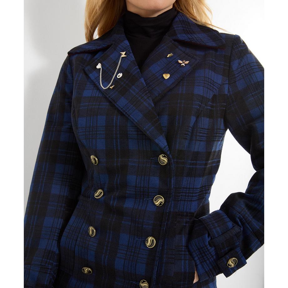 Joe Browns Long Manteau à Carreaux Roxie  