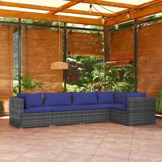 VidaXL Garten-lounge-set poly-rattan  