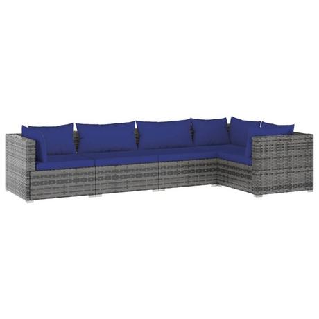 VidaXL Garten-lounge-set poly-rattan  