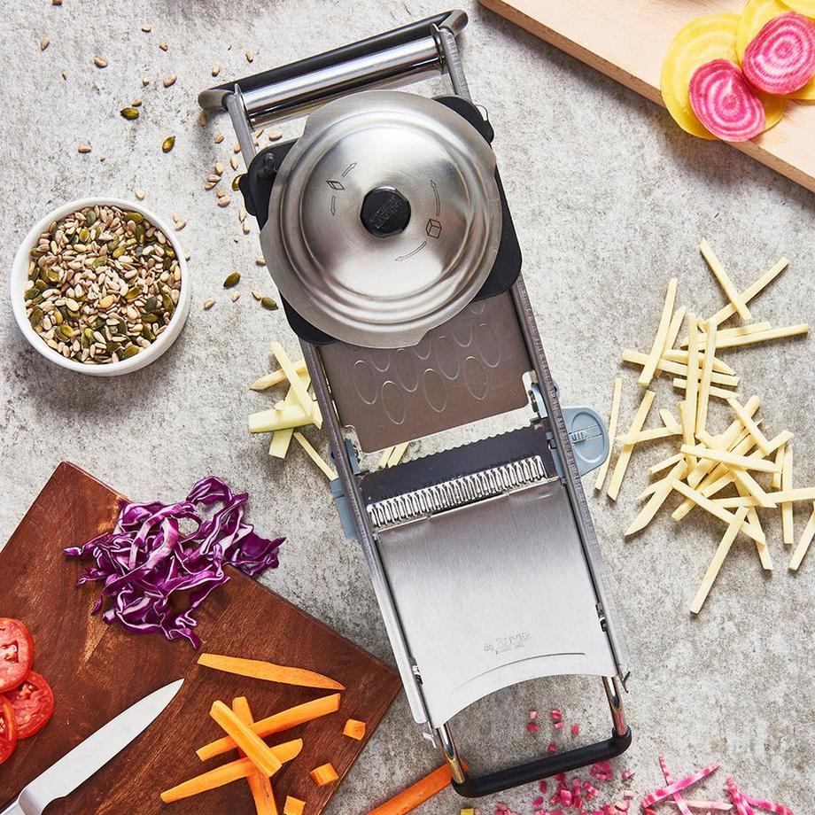 de BUYER  Mandoline Ultra Revolution mit 3 Juliennes Klingen 