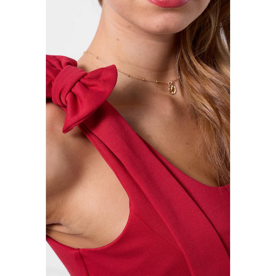 Joe Browns Top in Jersey Senza Maniche con Fiocco Rimovibile  