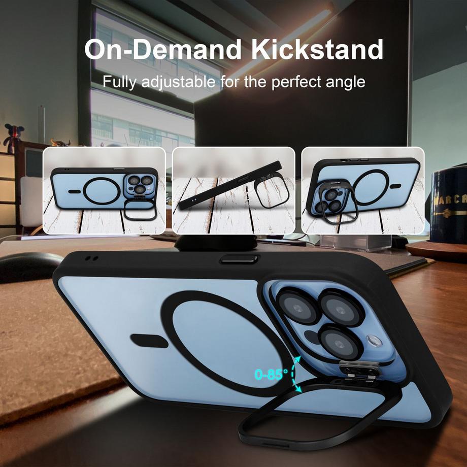 Cadorabo  iPhone 12 / 12 PRO Hülle Magsafe kompatibel inkl. Kameralinsen Schutz 