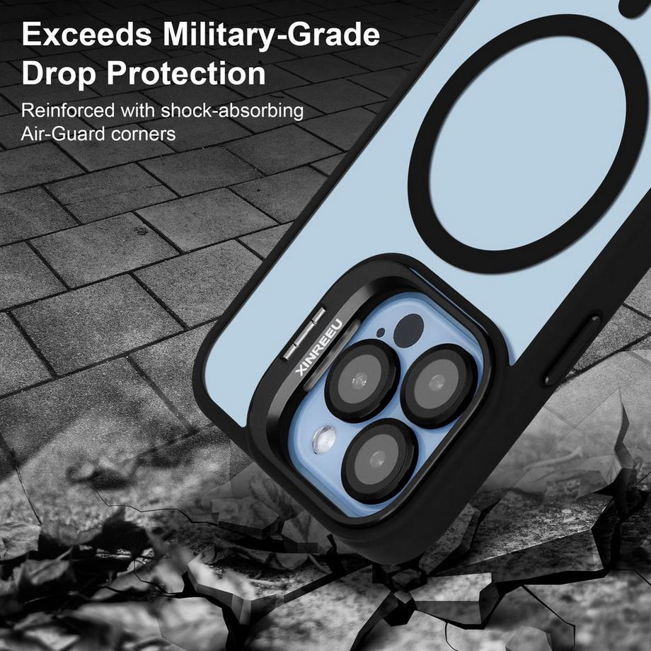 Cadorabo  iPhone 12 / 12 PRO Hülle Magsafe kompatibel inkl. Kameralinsen Schutz 