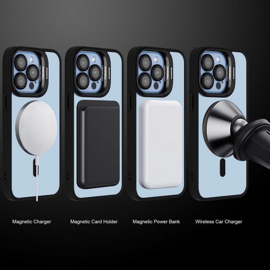 Cadorabo  iPhone 12 / 12 PRO Hülle Magsafe kompatibel inkl. Kameralinsen Schutz 