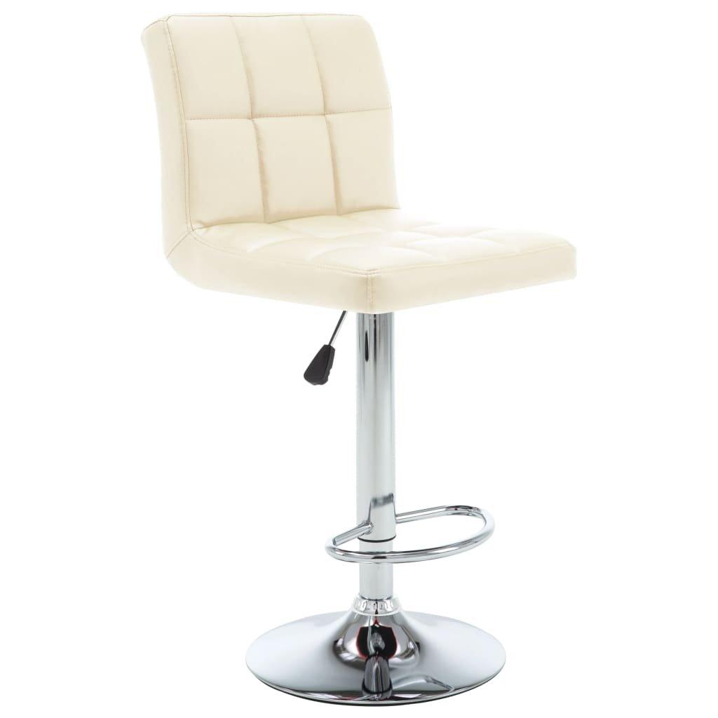 VidaXL Tabouret de bar cuir artificiel  