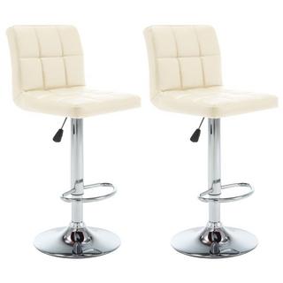 VidaXL Tabouret de bar cuir artificiel  