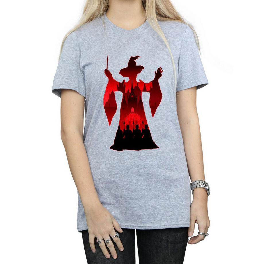 Harry Potter Hogwarts Zauberer Silhouette T-Shirt  