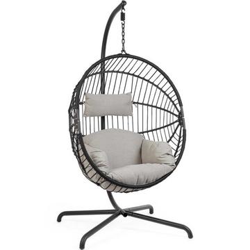 Fauteuil hamac Kelly Finley pliable gris