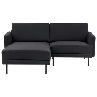 Beliani Rechtsseitiges Ecksofa aus Polyester Minimalistisch BREDA  