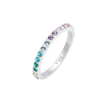 Bague Cristaux D'arc-En-Ciel