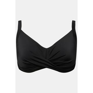 Ulla Popken  Bikini-Top, Drapierung, Softcups, Träger verstellbar 