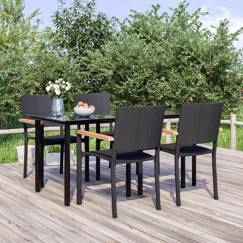 VidaXL Garten essgruppe poly-rattan  