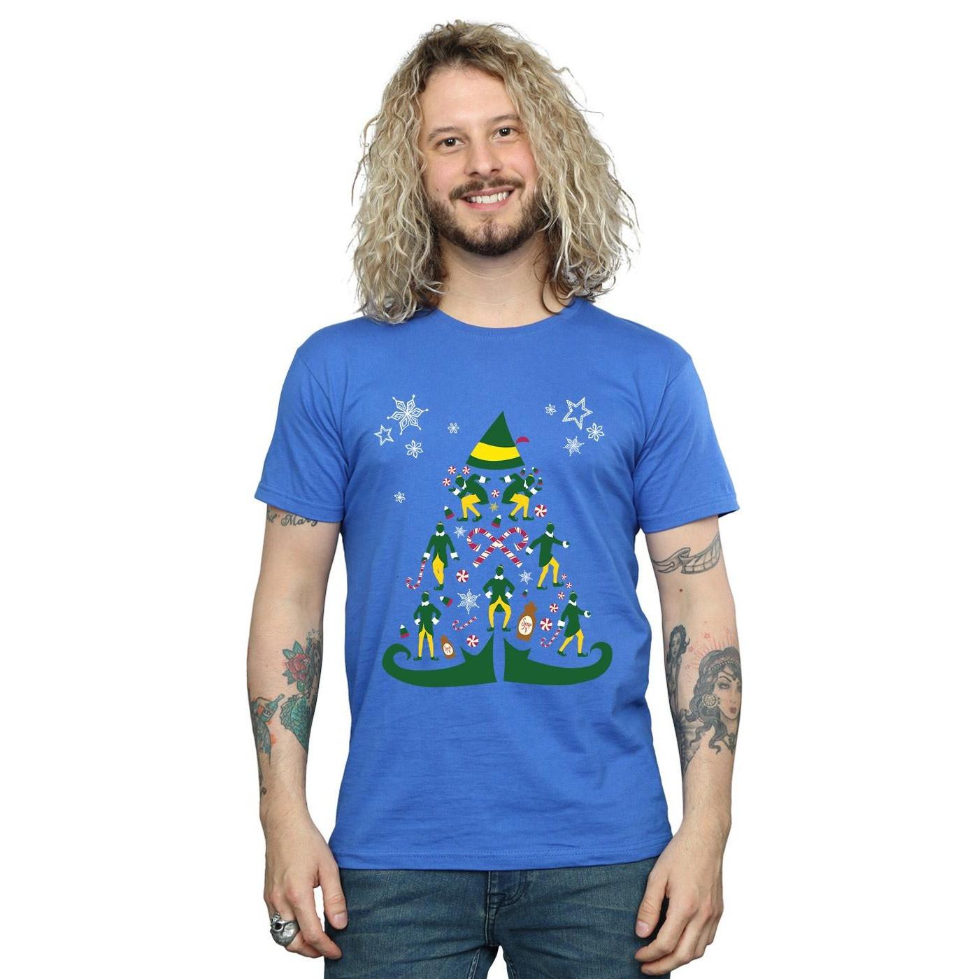 Elf T-Shirt Arbre de Noël  