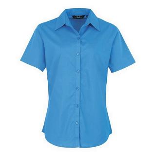 PREMIER Chemisier Popeline Manches Courtes Chemise de Travail  