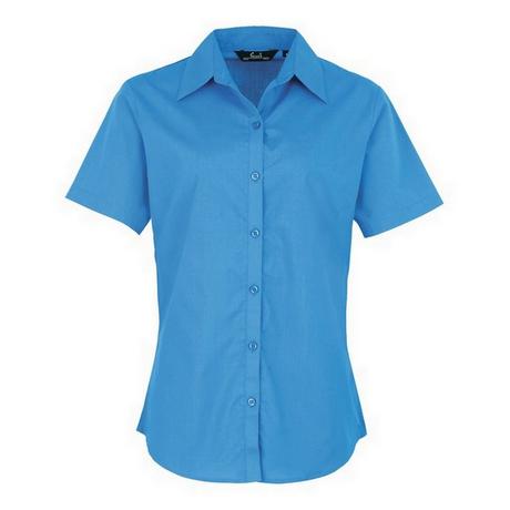 PREMIER Chemisier Popeline Manches Courtes Chemise de Travail  
