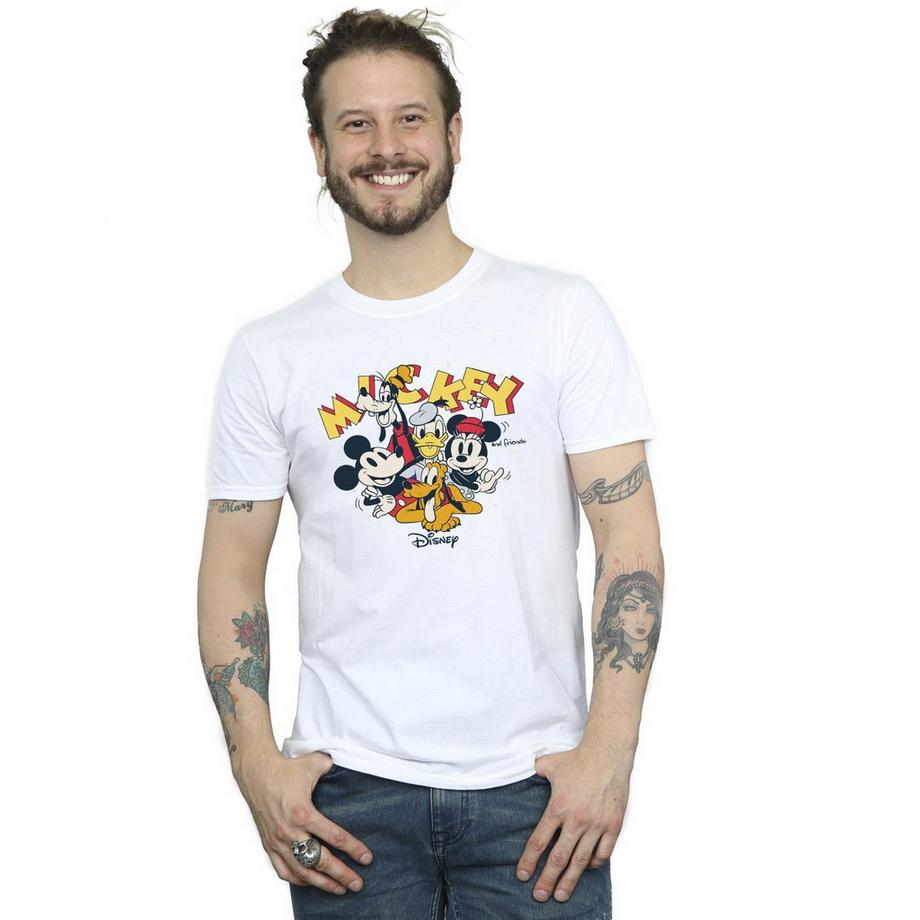 Disney Mickey and Friends T-Shirt Stampata  