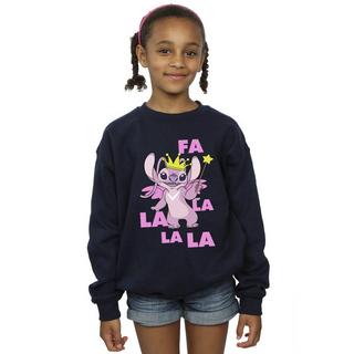 Disney  Lilo & Stitch Angel Fa La La Sweatshirt 