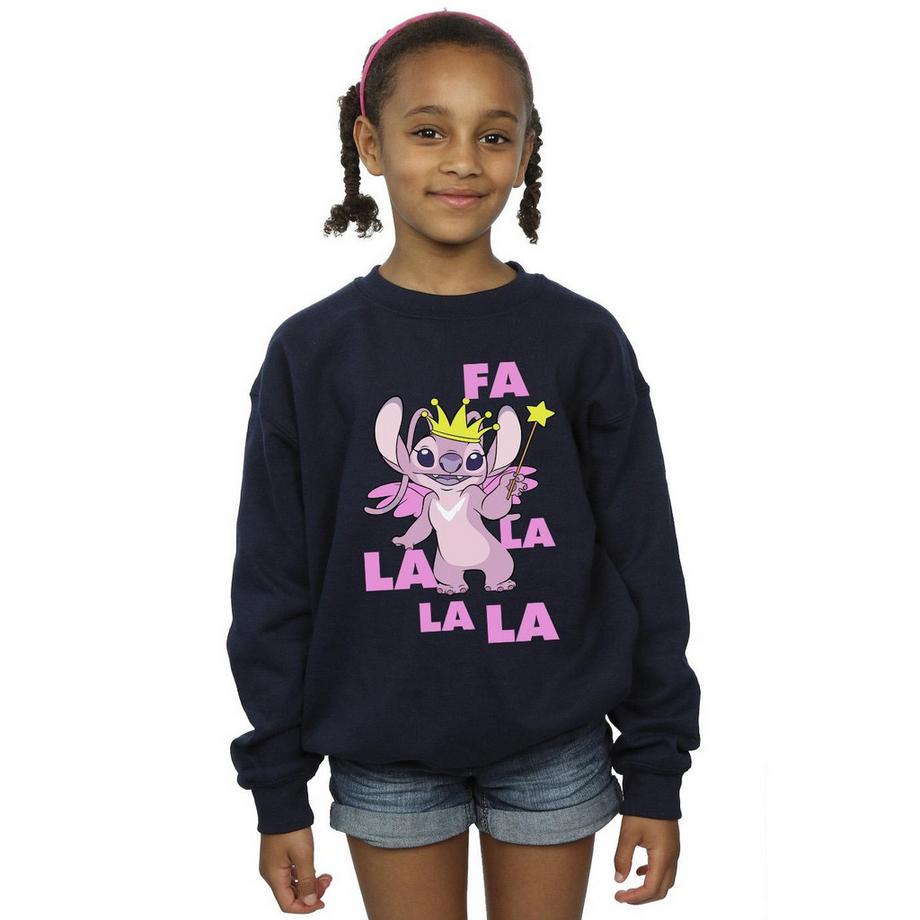 Disney  Angel Fa La La Sweatshirt 