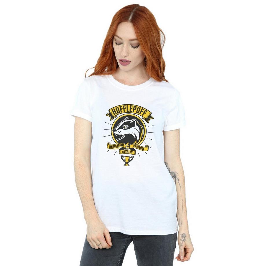Harry Potter Hufflepuff T-Shirt Stampata  