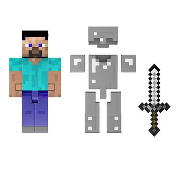 Minecraft Diamond Level Steve (14cm)