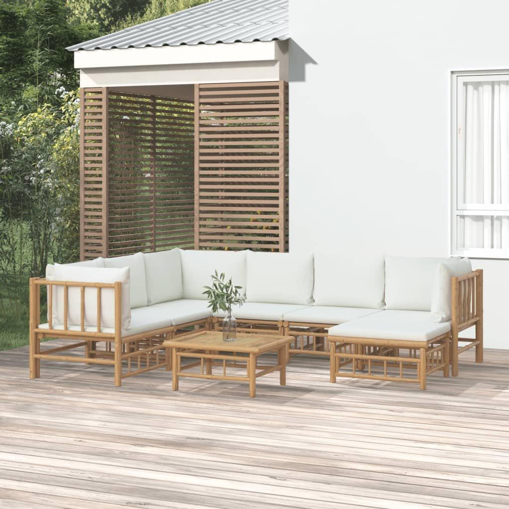 VidaXL Garten lounge set bambus  