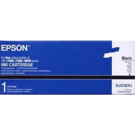 EPSON  EPSON Tintenpatrone schwarz S020407 TM-J7000/7500 