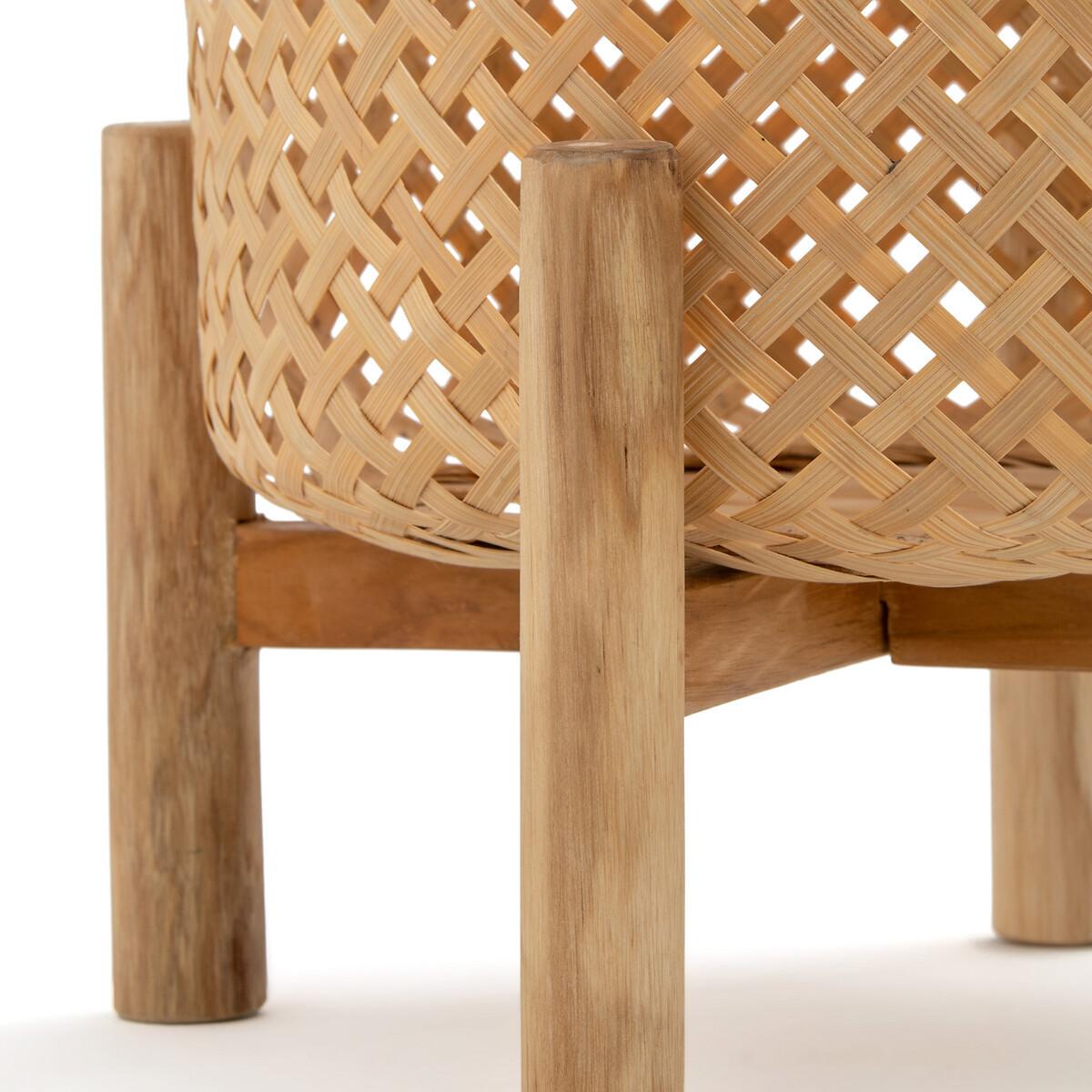 La Redoute Intérieurs Cache-pot sur pied en bambou Ø26 cm Bambu  