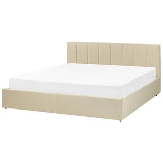 Beliani Bett mit Bettkasten aus Polyester Modern DREUX  