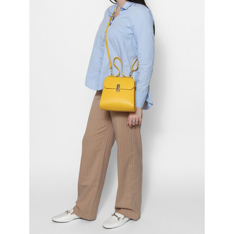 Viola Castellani Sac à main avec fermoir pivotant  