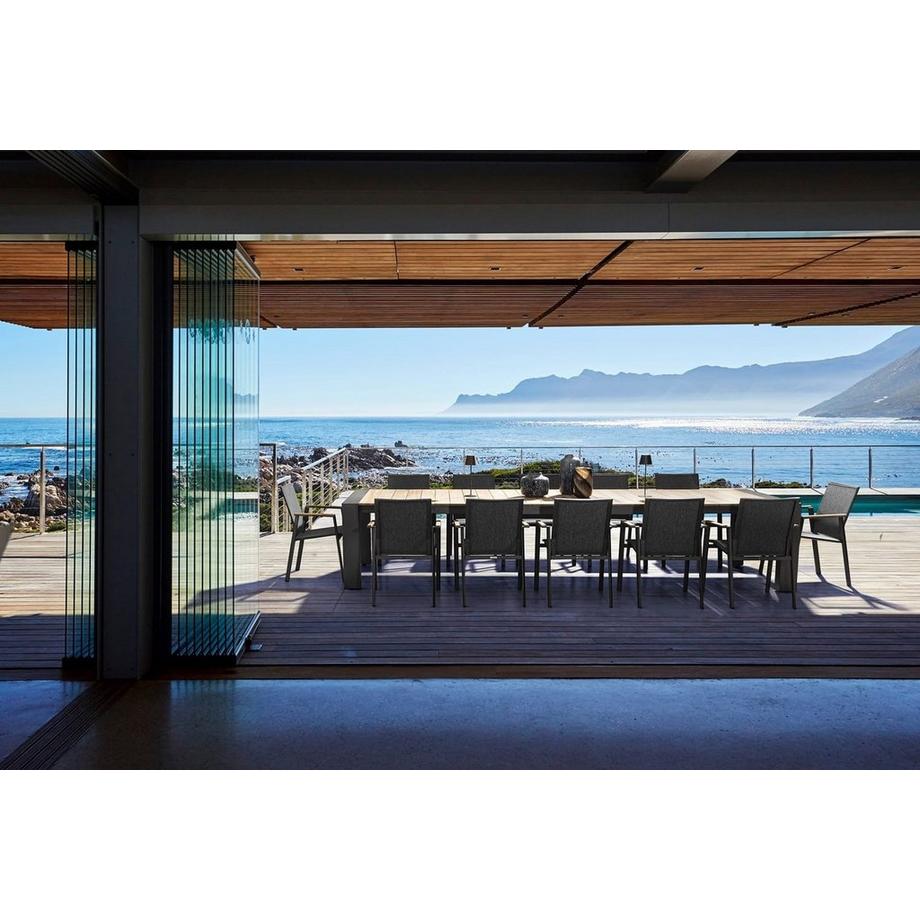 mutoni Tavolo allungabile da giardino Cameron antracite 253-384x110  