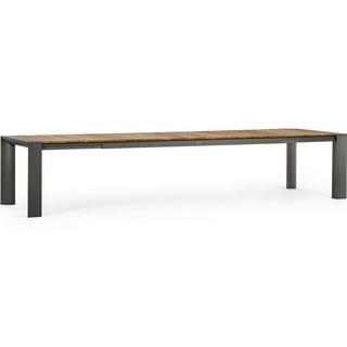 mutoni Table à rallonge de jardin Cameron anthracite 253-384x110  