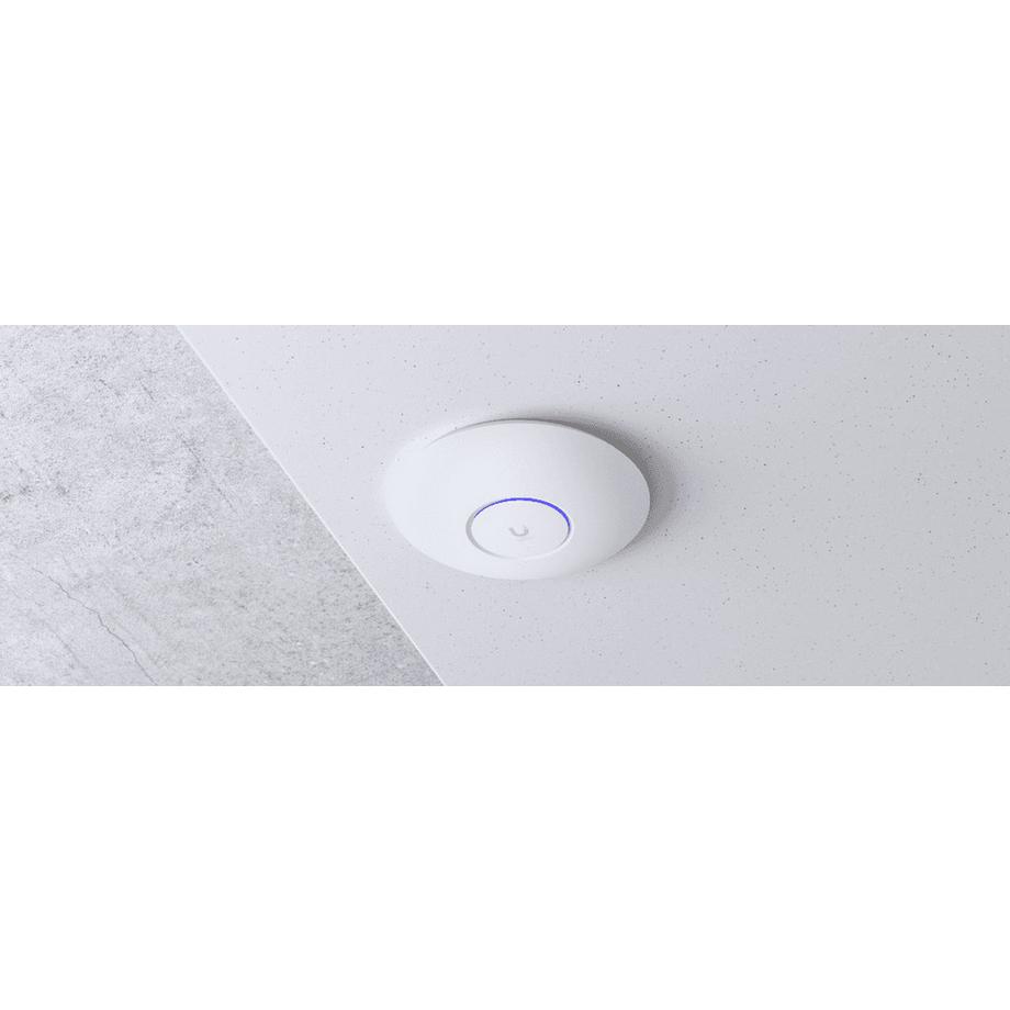 Ubiquiti Networks  U6+ point d'accès réseaux locaux sans fil 2402 Mbit/s Blanc Connexion Ethernet, supportant l'alimentation via ce port (PoE) 