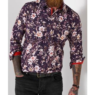 Joe Browns Blumen Langarmhemd mit Kontrastbesatz  