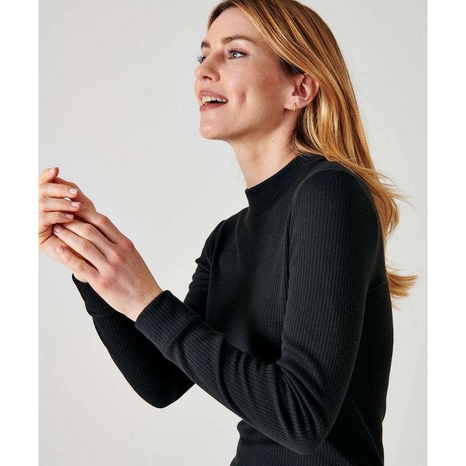 Damart Tee-shirt Manches Longues Col Montant  