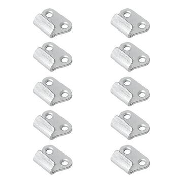 Gancio in metallo - set da 10 pezzi su cartoncino