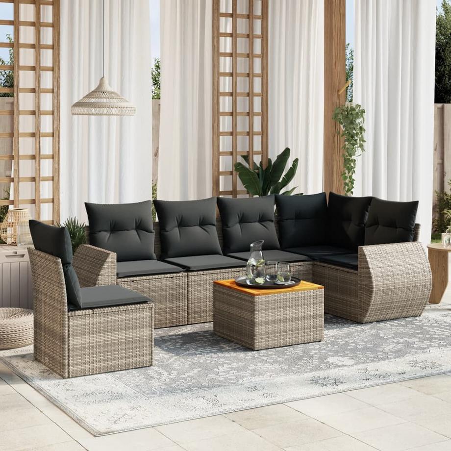 VidaXL Garten sofagarnitur poly-rattan  