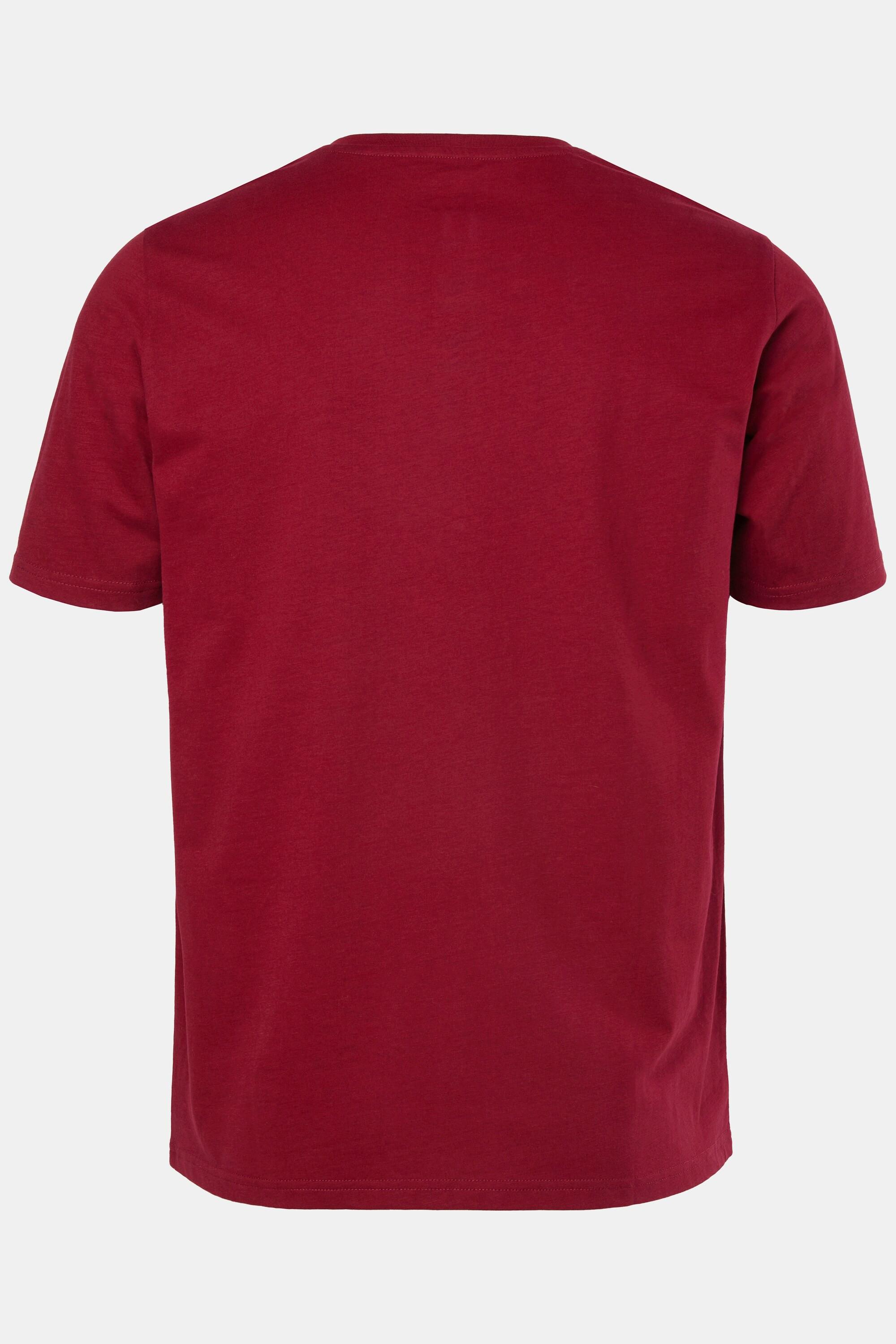 JP1880 Basic Henley Kurzarm Knopfleiste  