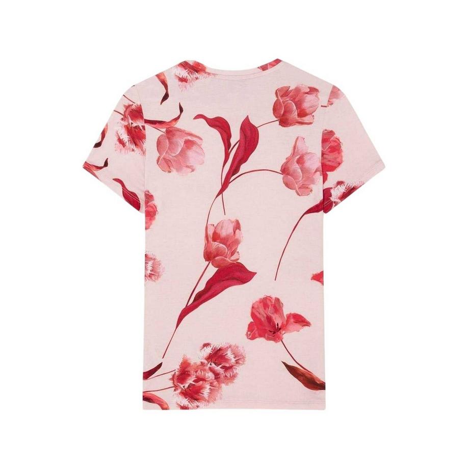 TED BAKER T-Shirt Imprimé Floral Coupe Cintrée  