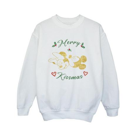 Disney  Mickey Mouse Merry Kissmas Sweatshirt 