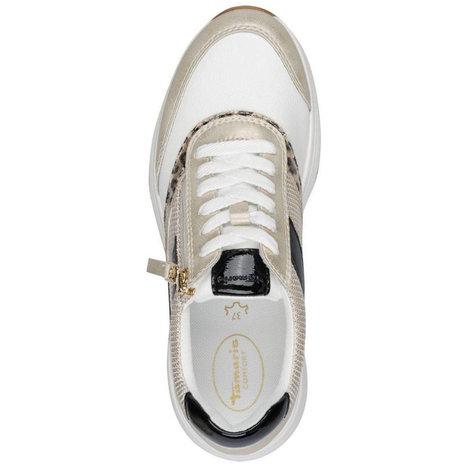 Tamaris Sneaker avec fermeture éclair latérale et semelle amovible  