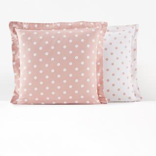 La Redoute Intérieurs Fodera per cuscino Clarisse in flanella a pois  