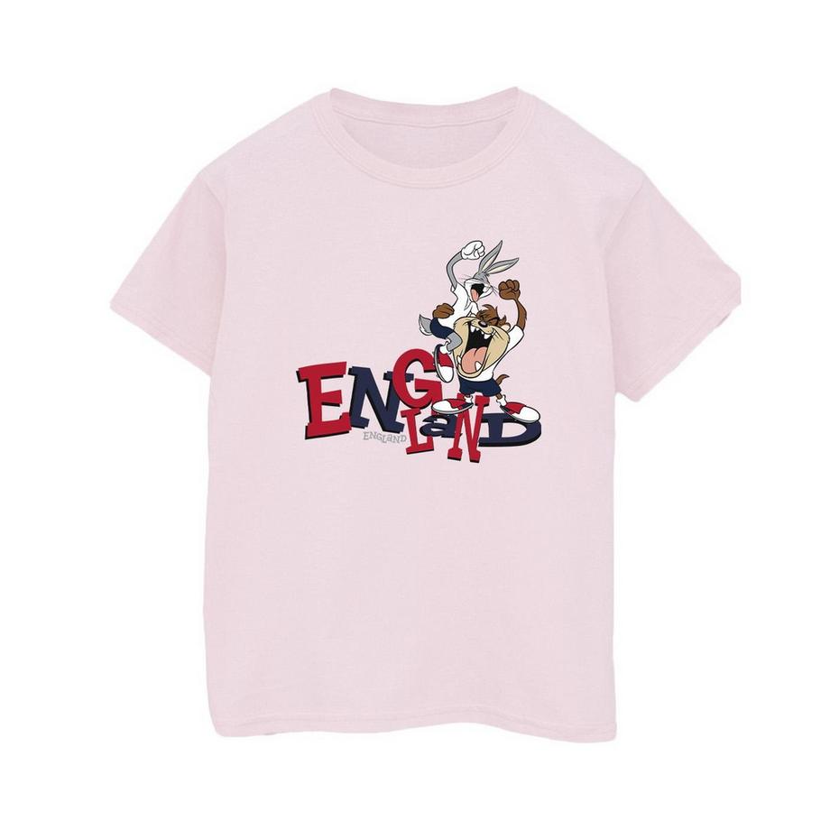 LOONEY TUNES England Bugs Bunny Taz T-Shirt  