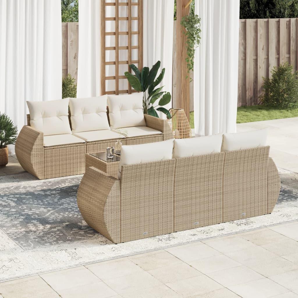 VidaXL Garten sofagarnitur poly-rattan  