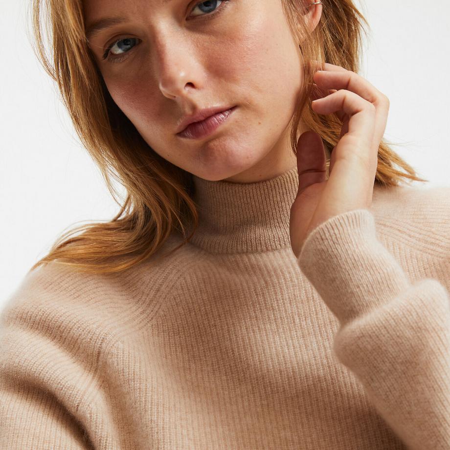 La Redoute Collections Stehkragenpullover  