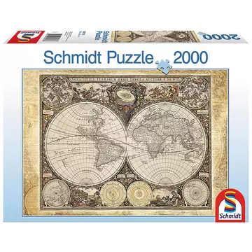 Puzzle Historische Weltkarte (2000Teile)