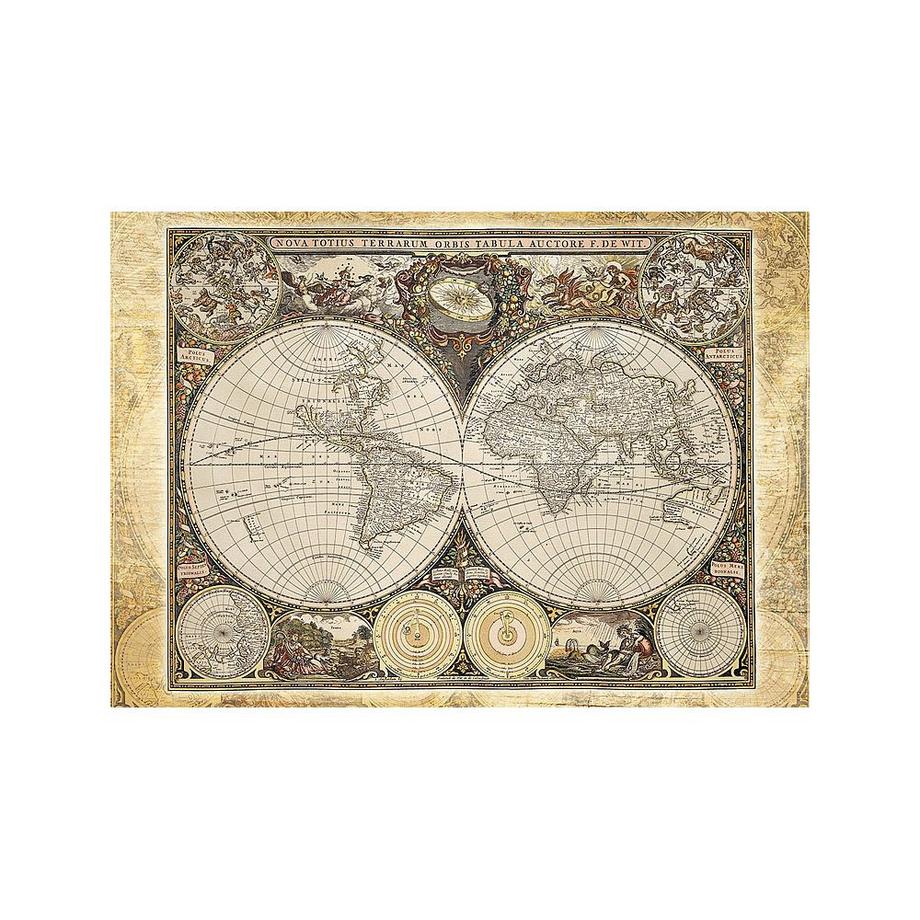 Schmidt  Puzzle Historische Weltkarte (2000Teile) 