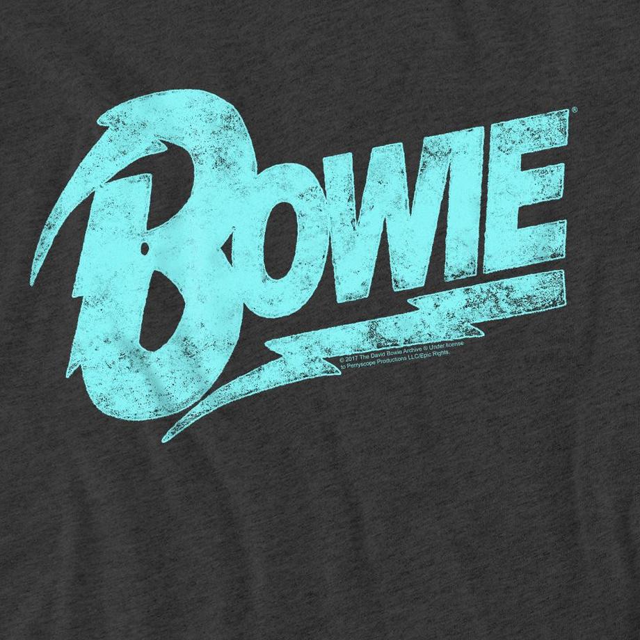 David Bowie Logo Print T-Shirt  