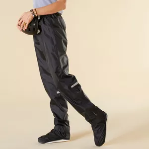 SURPANTALON PLUIE VELO VILLE 100 NOIR