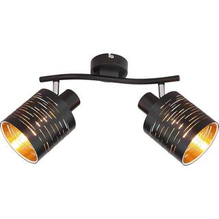 mutoni Faretto Tunno metallo nero 2xE14  